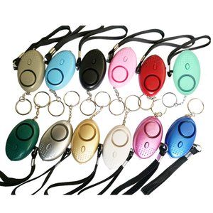 Personal Security Alarm Keychain with LED Light